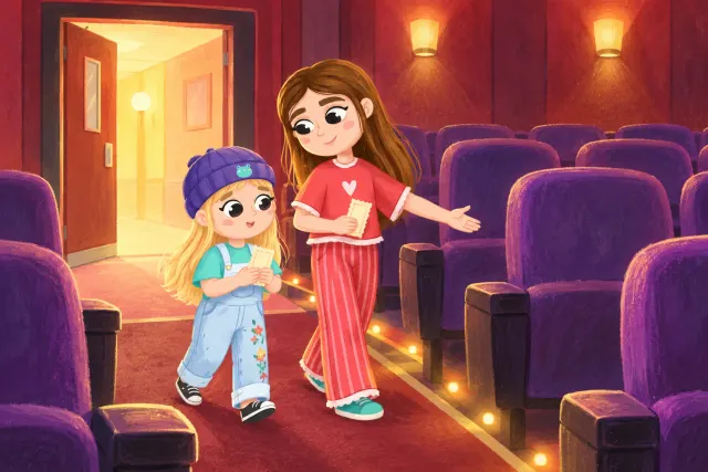 A child's first cinema visit: what to check