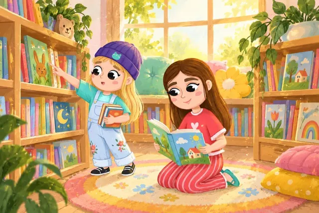 Your first library visit with a child: a simple plan