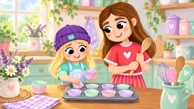 Baking with children when noise or sticky hands get in the way