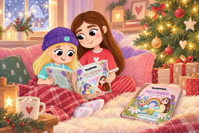 A Christmas book gift for children: make time for a TAMITOS story